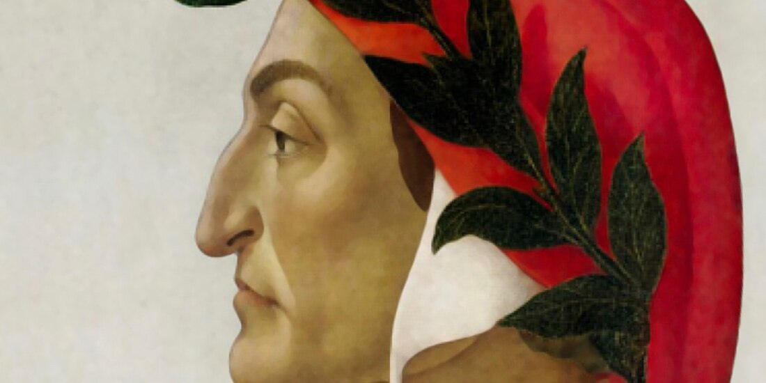 Sandro Botticelli, Retrato de Dante Alighieri, temple sobre lienzo, ca. 1495.