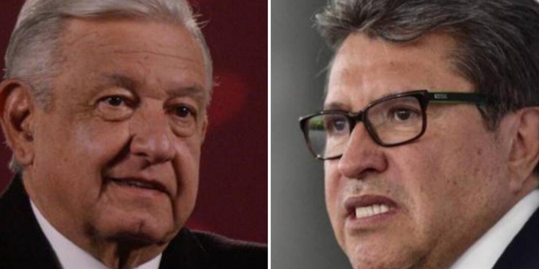 Ricardo Monreal (der.) aseguró que respetan la opinión del Presidente López Obrador, pero analizarán con tiempo el "Plan B".