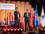Momento de premiación del evento.