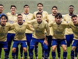 América antes de un partido en la Liga MX