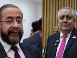 Guadalupe Acosta Naranjo, de Somos México, y Hugo Eric Flores Cervantes, de Paz