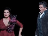 La cantante de ópera Anna Netrebko, en una función de Tosca.