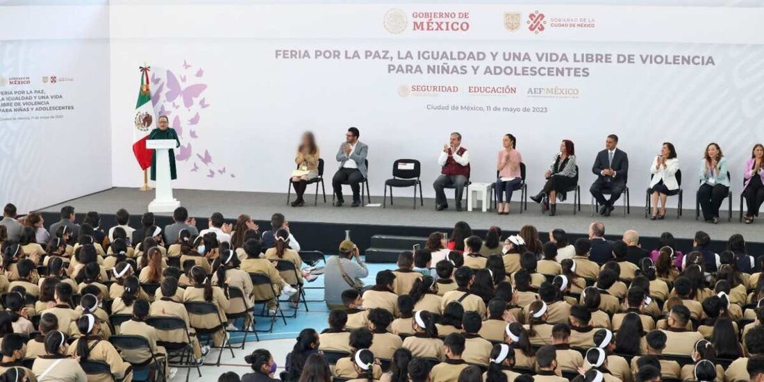 Inicia Feria por la Paz, la Igualdad y una Vida Libre de Violencia para Niñas y Adolescentes.