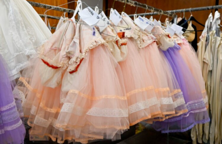 Algunos de los vestuarios de esta adaptación