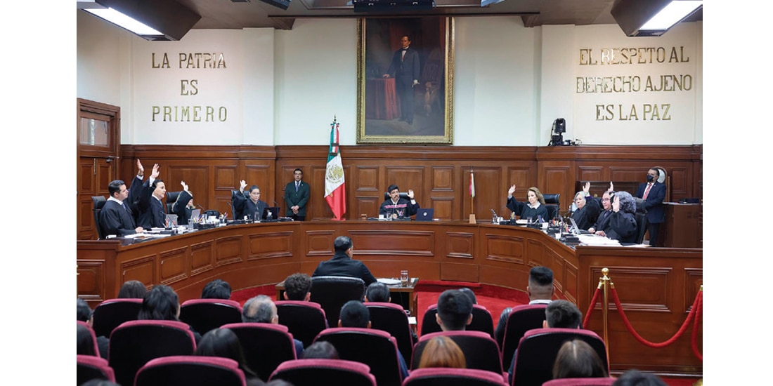 Sesión ordinaria de la SCJN, el pasado 13 de agosto.