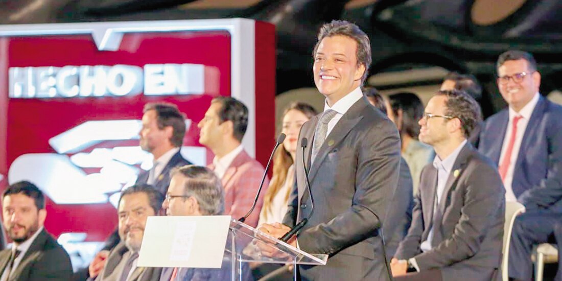 Rodrigo Herrera, director de Genomma Lab, el pasado viernes en un evento.