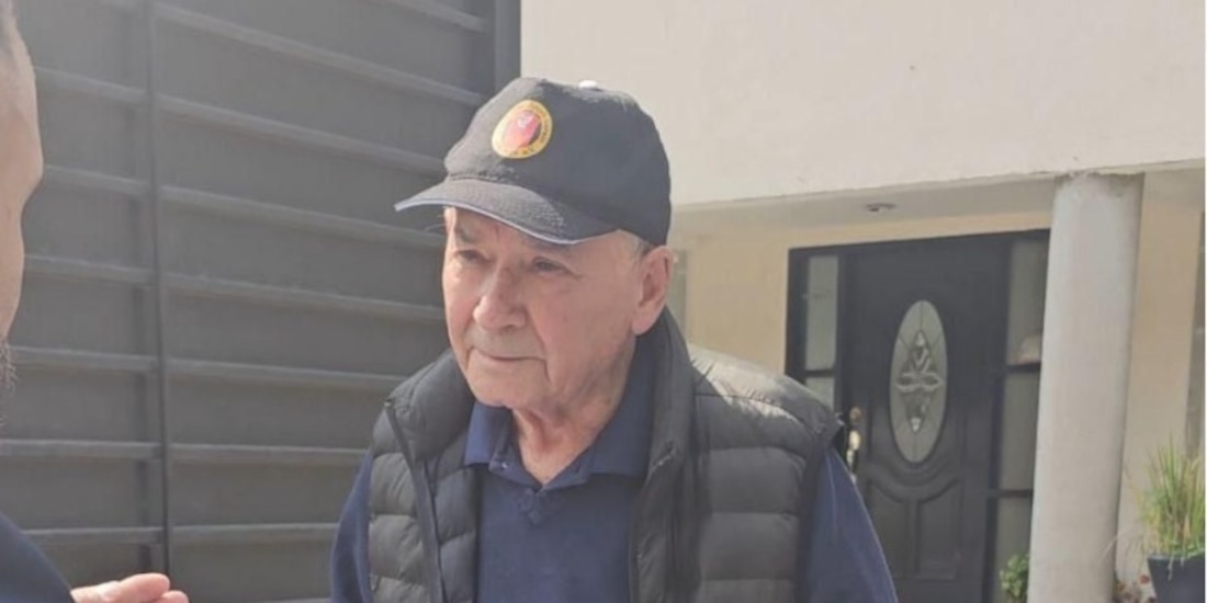 “Billy” Álvarez Cuevas en el momento en que fue detenido en semanas pasadas.