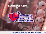 Resultados del sorteo 4204 del Melate, Revancha y Revanchita de este 24 de abril del 2026.