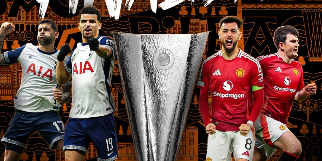Tottenham y Manchester United se enfrentan por el trofeo de la Europa League.