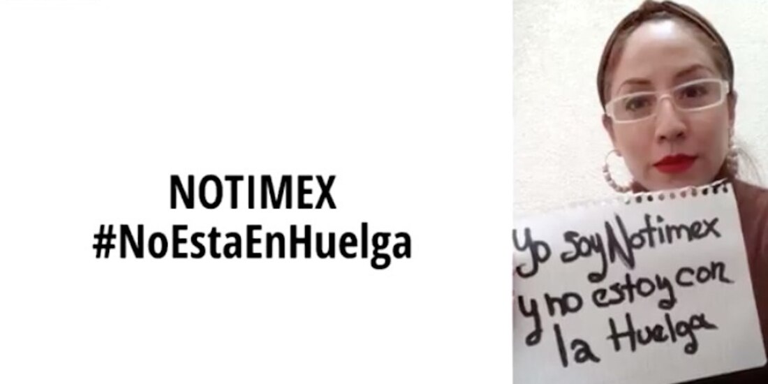 notimex, huelga, empleados