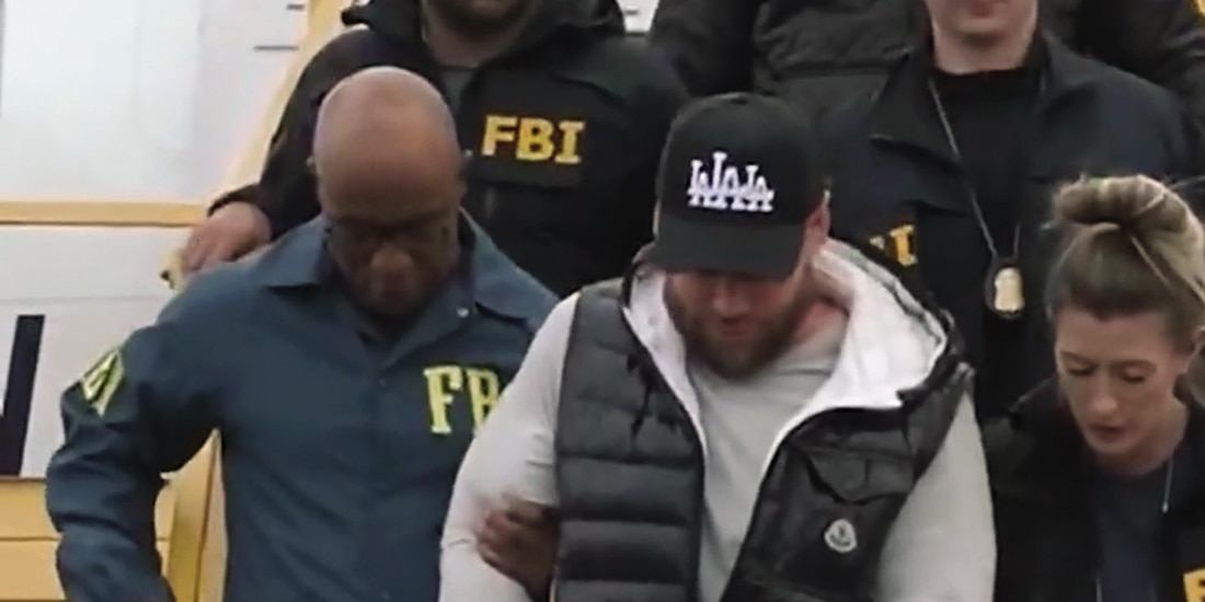 Ryan Wedding, custodiado por el FBI, en imagen de archivo.