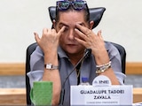 LA CONSEJERA presidenta del INE, Guadalupe Taddei, en sesión del Consejo General, el pasado 8 de octubre.