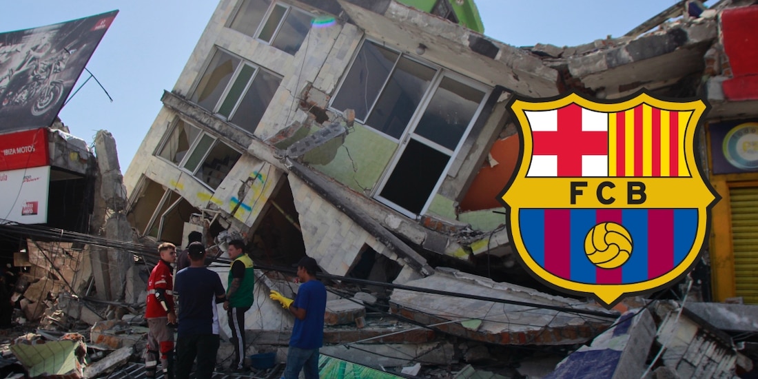Barcelona ayuda a víctimas del sismo en Colombia