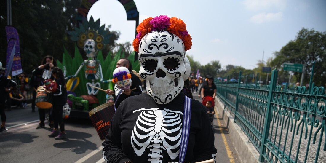 Desfile del Día de Muertos abarrotó principales vialidades de la Ciudad de México. Foto: Gobierno CDMX