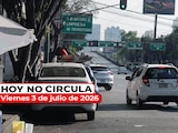 Consulta las medidas del Hoy No Circula para este viernes 3 de julio de 2026 en la Zona Metropolitana del Valle de México.