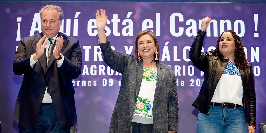 Xóchitl Gálvez, ayer.