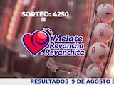 Resultados del sorteo 4250 del Melate, Revancha y Revanchita de este 9 de agosto del 2026.