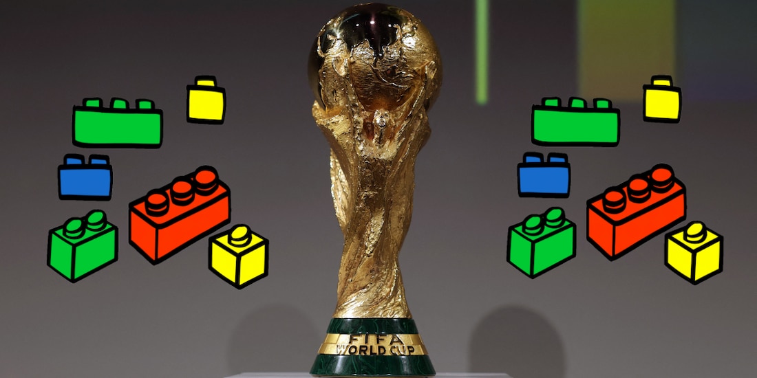 LEGO anunció su réplica de la Copa del Mundo de la FIFA.