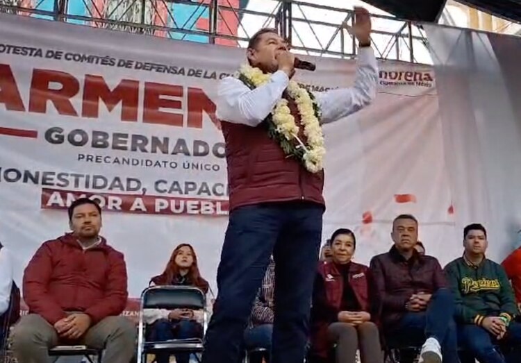 Alejandro Armenta busca ser el siguiente gobernador de Puebla.