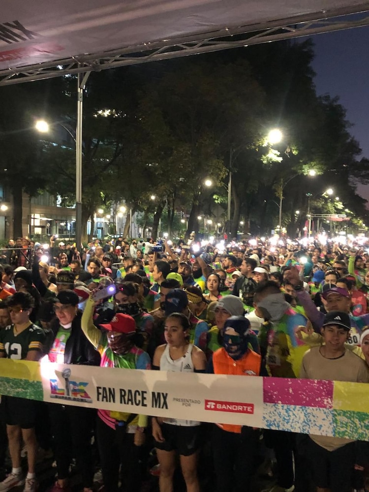 Se celebró el Super Bowl LX Fan Race MX