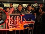 Vozinha tuvo un gran recibimiento a su llegada a Chile, donde jugará con el Colo Colo.