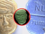 Pastillas de éxtasis en forma de Trump