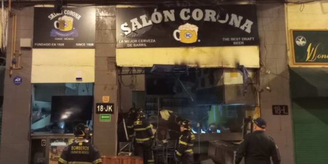 Así fue la explosión en Salón Corona.