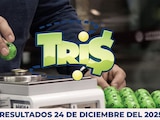 Resultados del Tris de hoy 24 de diciembre del 2025.