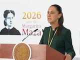 Claudia Sheinbaum, Presidenta de México, este lunes en Palacio Nacional.