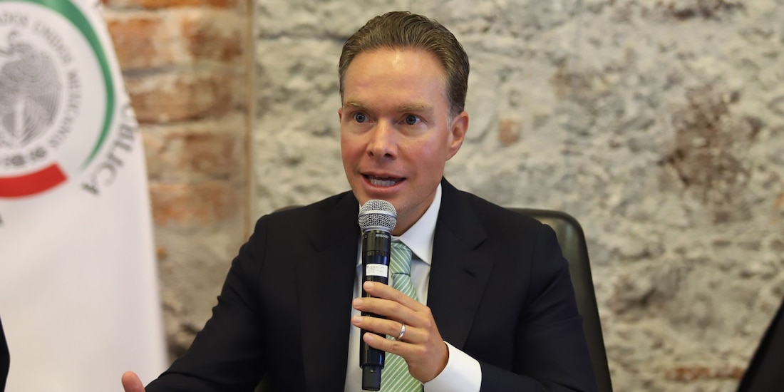 Manuel Velasco Coello, coordinador de la bancada de senadores del Partido Verde, en una fotografía ilustrativa.