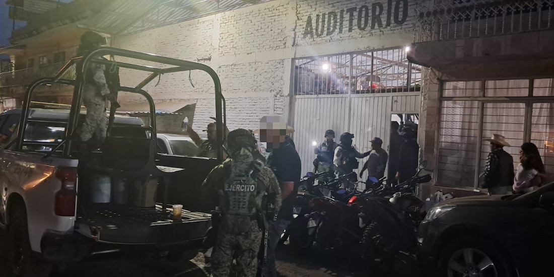 Operativo de seguridad en Zamora.