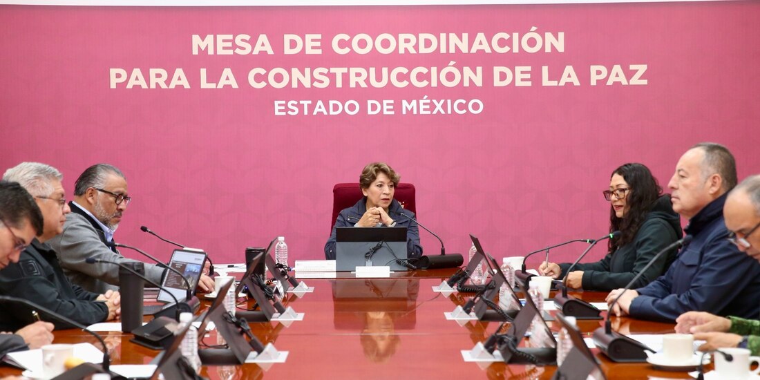 La Gobernadora del Estado de México, Delfina Gómez.