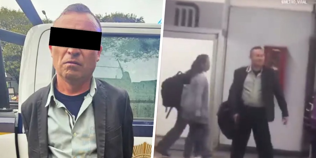 Sujeto dispara arma de fuego en el Metro CDMX; es detenido.