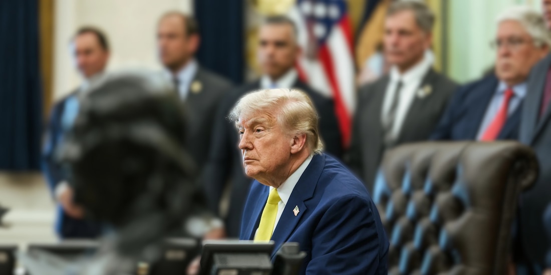 Donald Trump durante el anuncio de la inversión de 700 millones de dólares para reactivar y proteger la industria del carbón en Estados Unidos