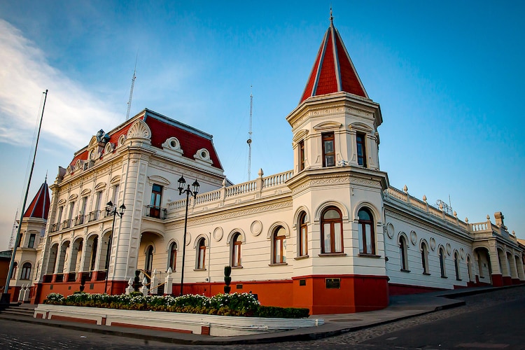 El Palacio Municipal de El Oro de Hidalgo, en el Estado de México.