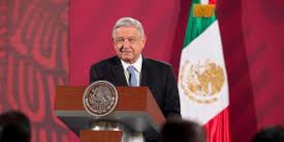 AMLO encabeza la "mañanera", en Palacio Nacional, este jueves 18 de marzo.