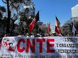 Protesta de la CNTE en meses pasados.
