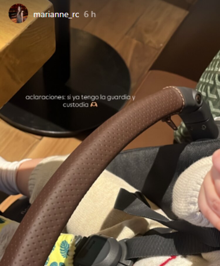 Marianne recupera la custodia de su bebé