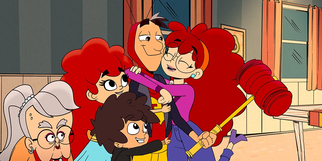 Imagen de la serie animada Los colorado.