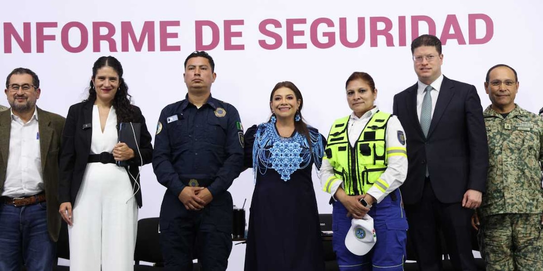 La Jefa de Gobierno de la Ciudad de México, Clara Brugada Molina, presentó el informe comparativo sobre la reducción de la criminalidad.