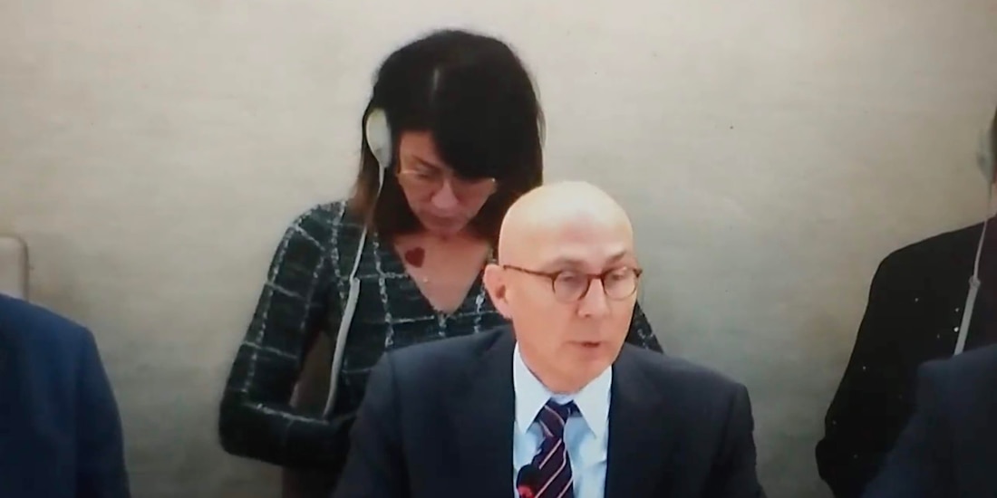 Volker Türk, comisionado de Derechos Humanos de la ONU, en un pronunciamiento del organismo, ayer.