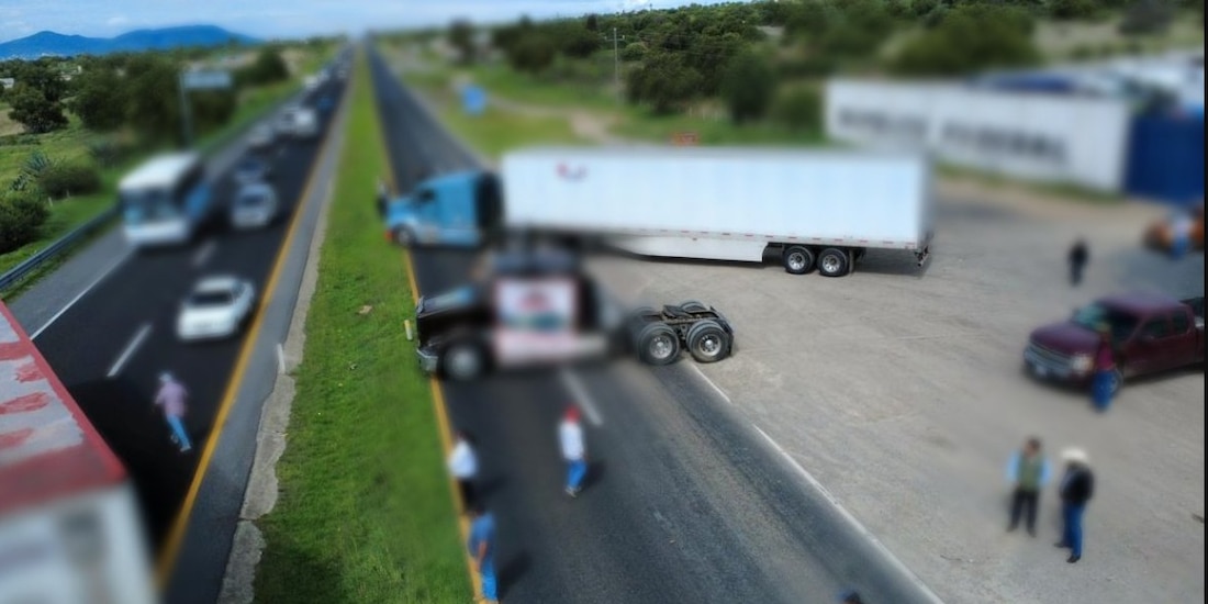 Afectación en la Autopista México-Pachuca.