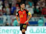 Eden Hazard, de Bélgica, tras el partido ante Croacia, en el Mundial Qatar 2022