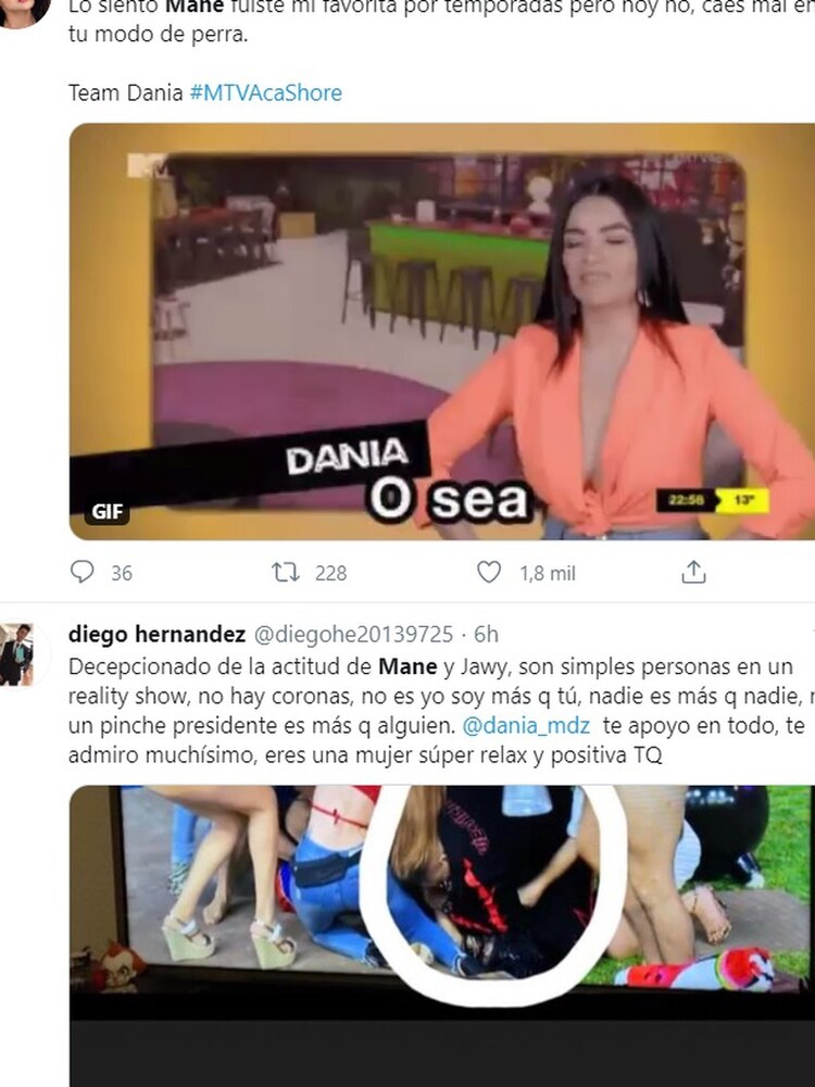 usuarios criticaron a Jawy y Mane de Acapulco Shore