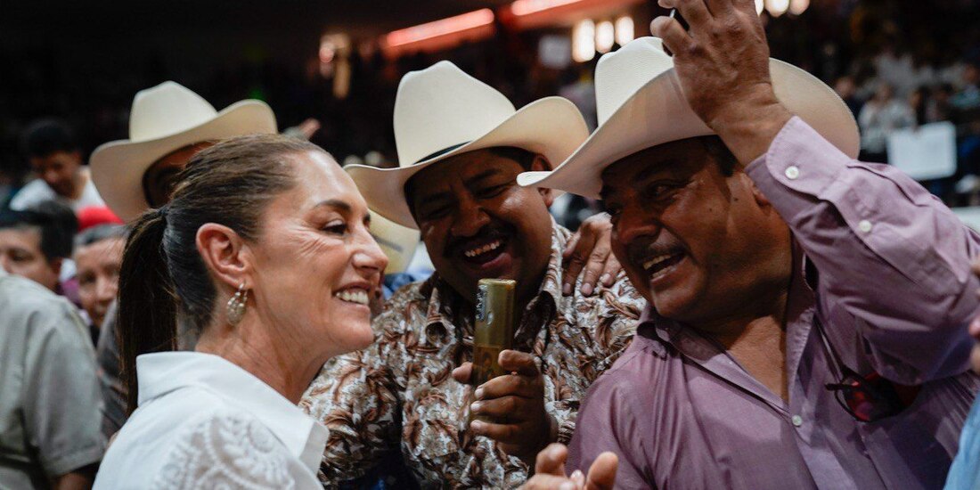 Claudia Sheinbaum en Zacatecas este jueves 19 de octubre del 2023.