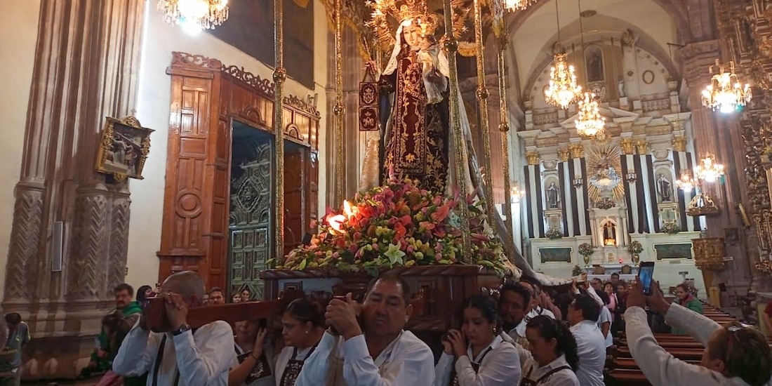 Celebración de la Virgen del Carmen en el Templo del Carmen en imagen de archivo