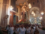 Celebración de la Virgen del Carmen en el Templo del Carmen en imagen de archivo
