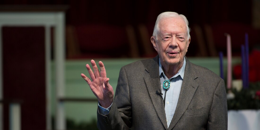 El expresidente estadounidense Jimmy Carter.