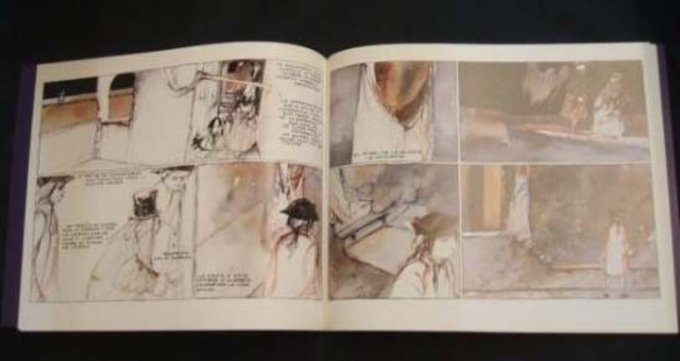 Adaptación gráfica de la novela histórica Huracán, de Carlos León Amores.