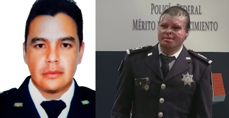 Iván Morales Corrales antes y después del ataque del CJNG